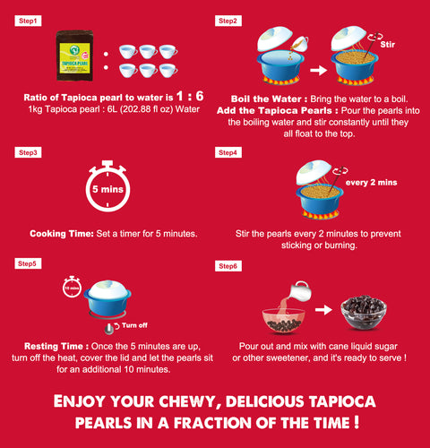 5 MINS COOK TAPIOCA | 2.2 LB