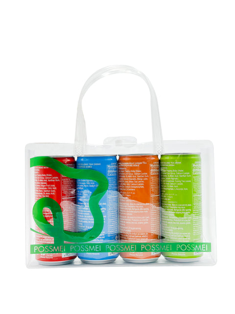 POPPING JACKY (POPPING BOBA DRINK) -ASSORTED FLAVORS - 240ML*4 CANS/ PACK