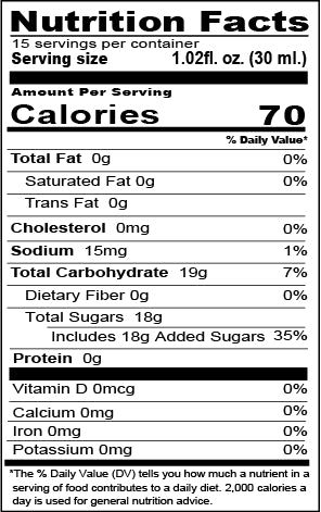RETAIL SIZE - DRAGON FRUIT FLAVORED SYRUP | 1.32 LB