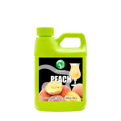 RETAIL SIZE - PEACH FLAVORED SYRUP | 1.32