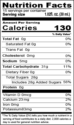 RETAIL SIZE - PREMIUM BROWN SUGAR SYRUP | 1.32 LB