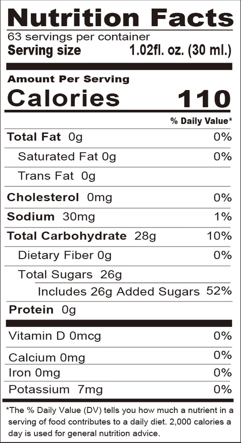 GRAPEFRUIT FLAVORED SYRUP | 5.5 LB