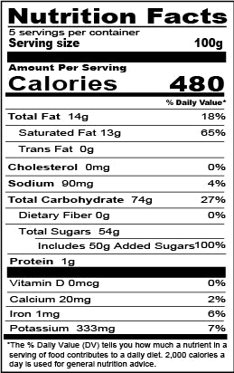 RETAIL SIZE - COCONUT POWDER | 1.1 LB