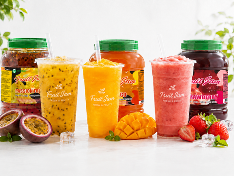 Bubble Tea Recipes:  Prepare Smoothie Using Possmei Jam