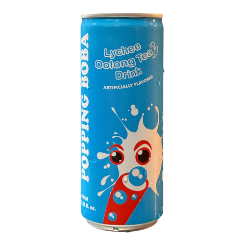 🎁 POPPING JACKY (POPPING BOBA DRINK) - SINGLE CAN LITCHI OOLONG TEA (100% off)