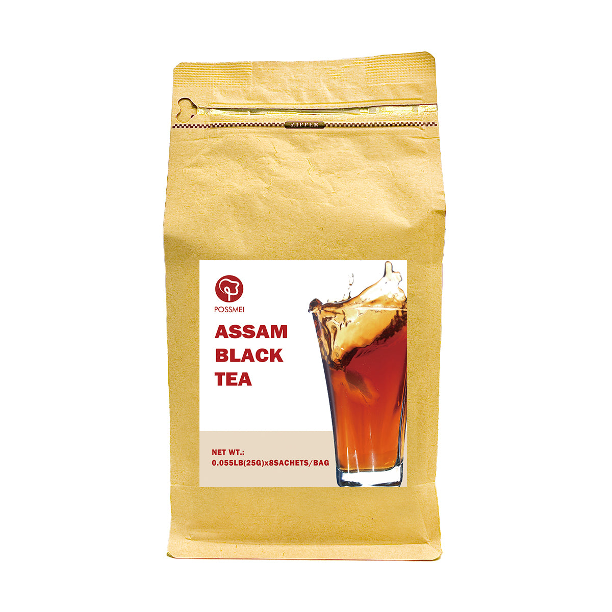 RETAIL SIZE - ASSAM BLACK TEA BAG  | 0.055 LB X 8 SACHETS / BAG