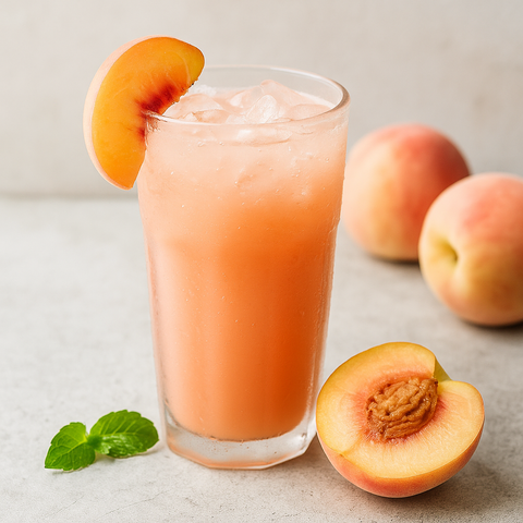 PINK PEACH FLAVORED SYRUP | 5.5 LB
