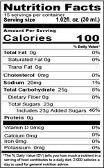 RETAIL SIZE - STRAWBERRY FLAVORED SYRUP | 1.32 LB