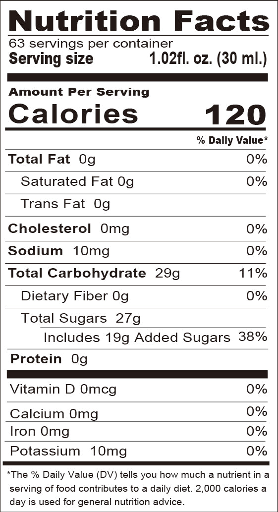 LITCHI FLAVORED SYRUP | 5.5 LB