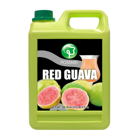 RED GUAVA FLAVORED SYRUP | 5.5 LB