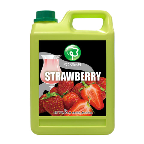 STRAWBERRY FLAVORED SYRUP | 5.5 LB