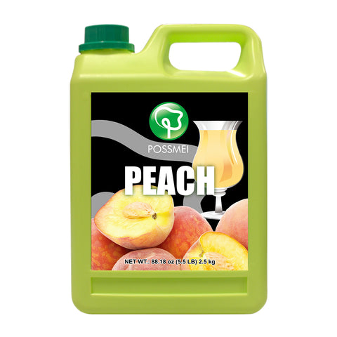 PEACH FLAVORED SYRUP | 5.5 LB