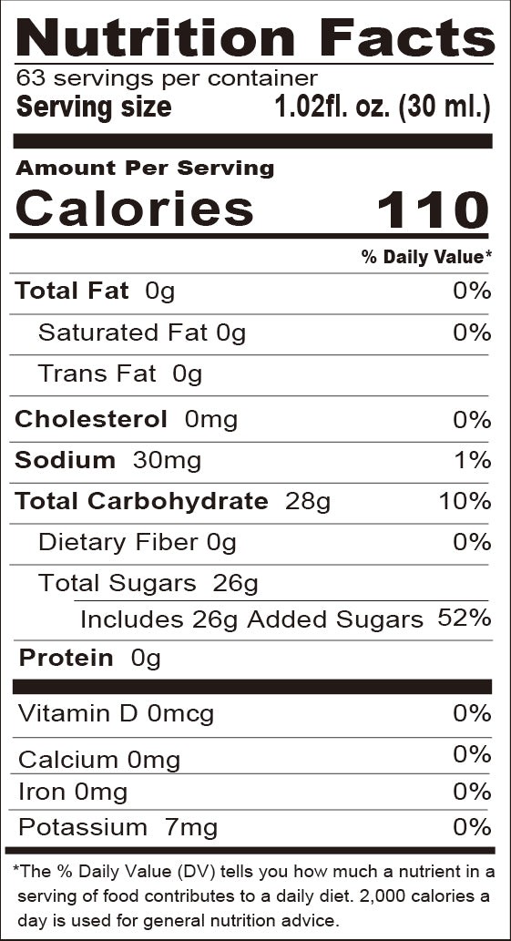 GRAPEFRUIT FLAVORED SYRUP | 5.5 LB
