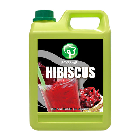 HIBISCUS FLAVORED SYRUP | 5.5 LB