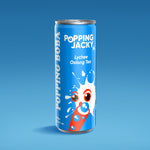POPPING JACKY (POPPING BOBA DRINK) FAMILY SIZE - LYCHEE OOLONG TEA  240 ml *12 CANS/CTN