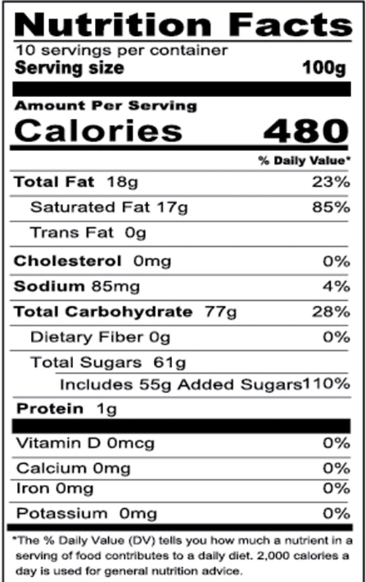 CREAM BRULEE POWDER | 2.2 LB