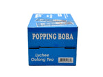 POPPING JACKY (POPPING BOBA DRINK) FAMILY SIZE - LYCHEE OOLONG TEA  240 ml *12 CANS/CTN