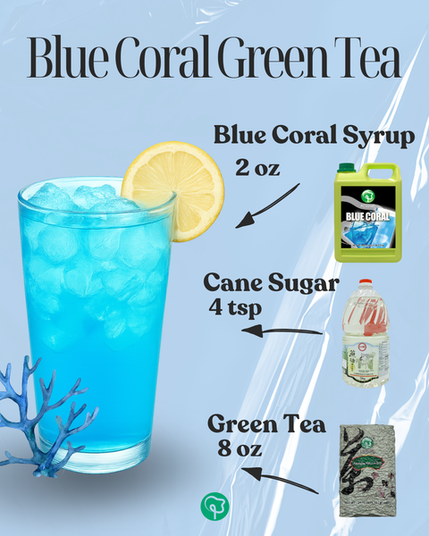 BLUE CORAL FLAVORED SYRUP | 5.5 LB