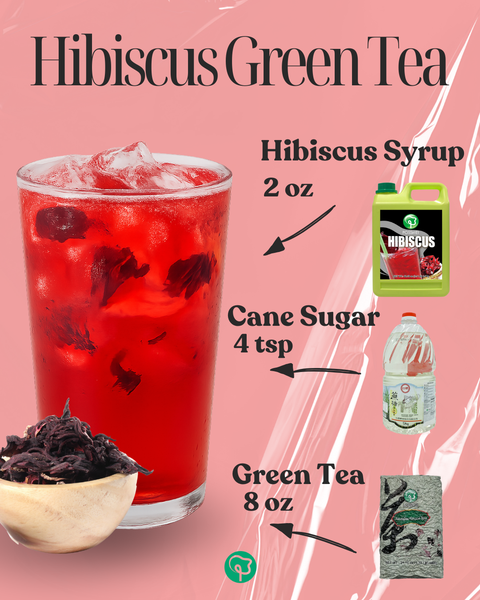 HIBISCUS FLAVORED SYRUP | 5.5 LB