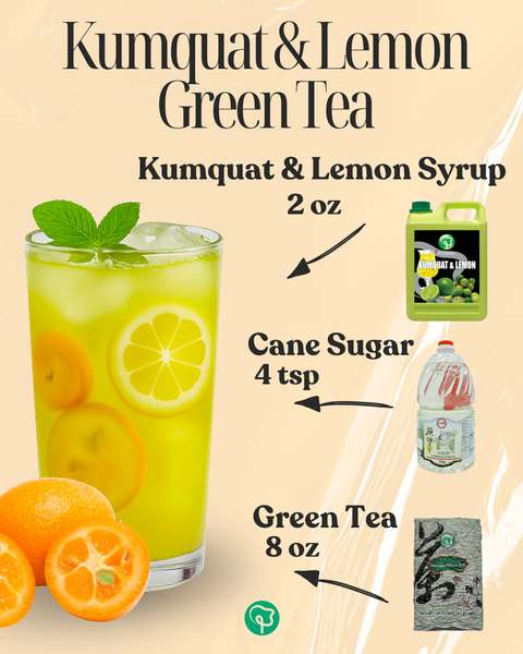 KUMQUAT & LEMON FLAVORED SYRUP | 5.5 LB