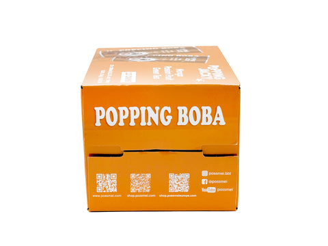 POPPING JACKY (POPPING BOBA DRINK) SMALL SIZE - MANGO PASSION FRUIT GREEN TEA  240 ml *12 CANS/CTN