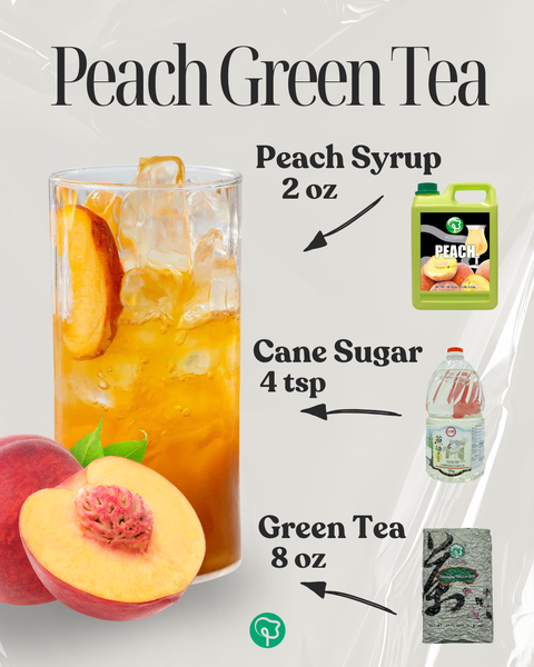 PEACH FLAVORED SYRUP | 5.5 LB