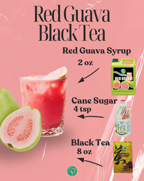 RED GUAVA FLAVORED SYRUP | 5.5 LB