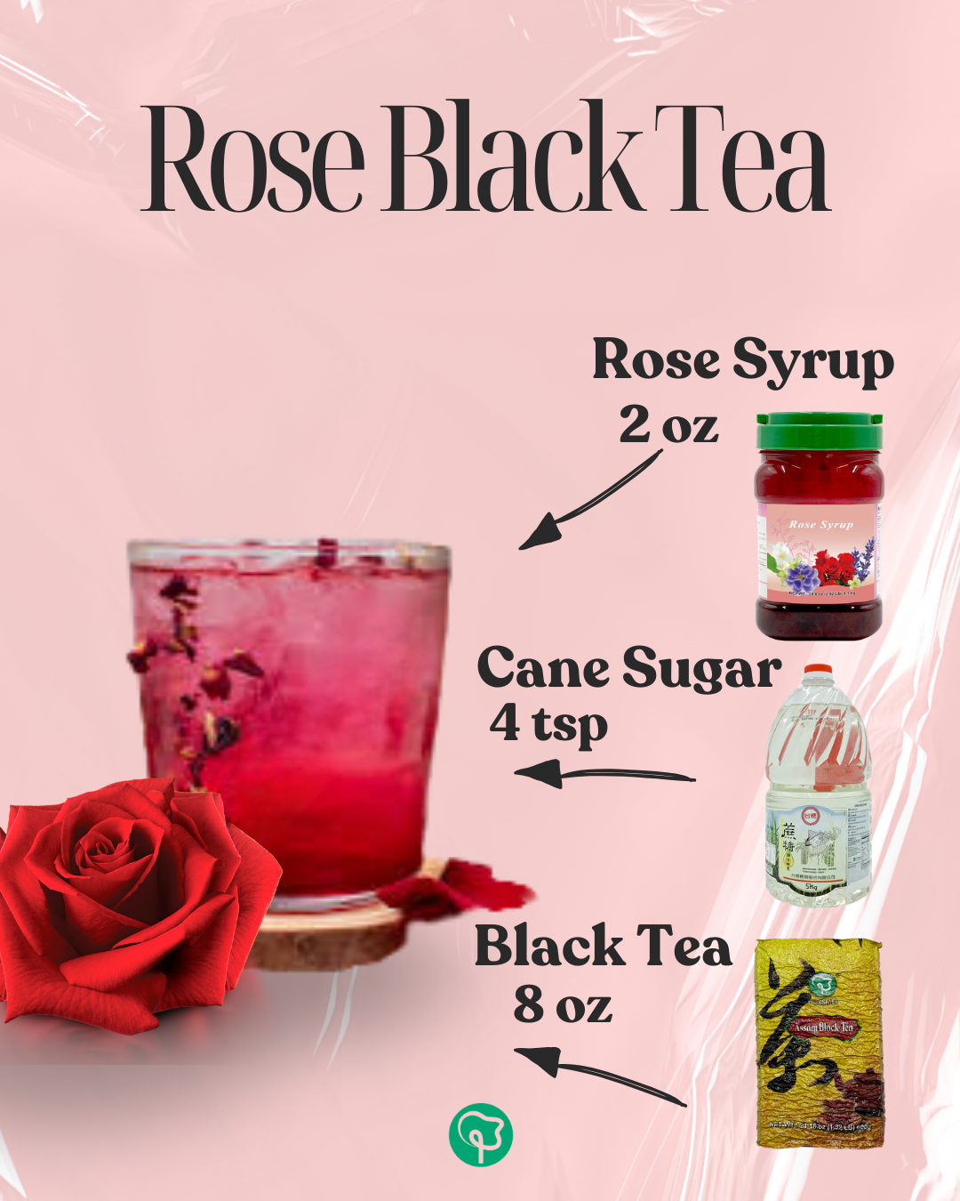 ROSE FLAVORED SYRUP | 2.42 LB
